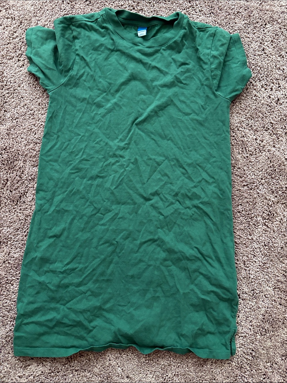 Old Navy Emerald Green Short-Sleeve Tunic Top